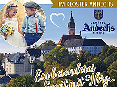 Alle Infos für Aussteller der Hochzeitsmesse Kloster Andechs